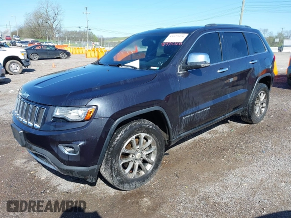 2014 Jeep Grand Cherokee Limited with VIN 1C4RJFBG2EC241307, listed as a IAAI auction lot 41975320 with 210,482 mi miles. Bid and sale history available at carsss.com. Image 17.