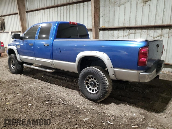 2007 Dodge Ram 3500 Laramie with VIN 3D7MX38C17G717189, listed as a Copart auction lot 81635814 with 243,911 mi miles and Salvage Title. Bid and sale history available at carsss.com. Image 3.