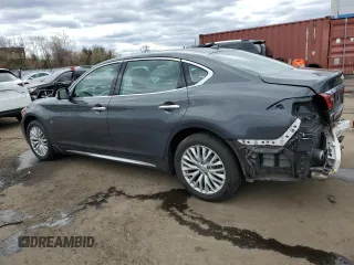 2015 Infiniti Q70 with VIN JN1BY1PR7FM830815, listed as a Copart auction lot 53296645 with 110,872 mi miles and Salvage Title. Bid and sale history available at DreamBid. Image 2.