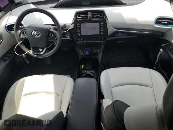 2020 Toyota Prius LE with VIN JTDL9RFU1L3022075, listed as a Copart auction lot 56400245 with 52,512 mi miles and Non repairable. Bid and sale history available at DreamBid. Image 8.