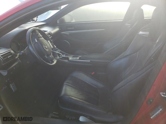 2015 Lexus RC F with VIN JTHHP5BC5F5003196, listed as a Copart auction lot 77601864 with 116,745 mi miles and Salvage Title. Bid and sale history available at carsss.com. Image 7.