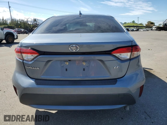 2021 Toyota Corolla LE with VIN JTDHPMAE8MJ125196, listed as a Copart auction lot 50840355 with 62,113 mi miles and Salvage Title. Bid and sale history available at carsss.com. Image 6.