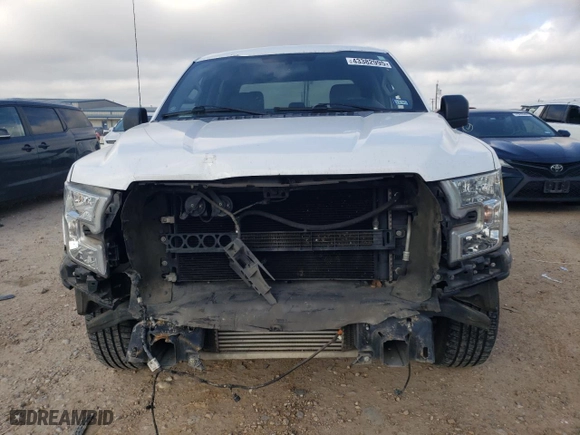 2017 Ford F-150 XL with VIN 1FTEW1CP7HKD07619, listed as a Copart auction lot 43382995 with 67,847 mi miles and Salvage Title. Bid and sale history available at carsss.com. Image 5.