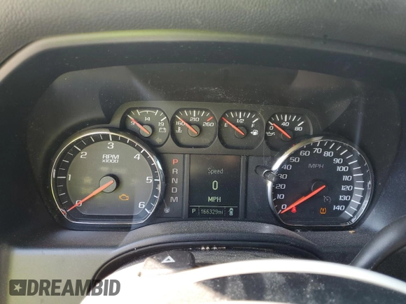 2014 Chevrolet Silverado 1500 Work Truck with VIN 1GCRCPEH7EZ289189, listed as a Copart auction lot 48919915 with 166,329 mi miles and Salvage Title. Bid and sale history available at DreamBid. Image 9.