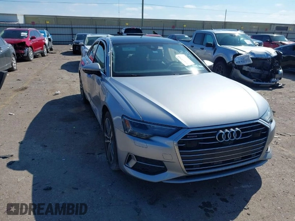 2023 Audi A6 Premium with VIN WAUD3BF26PN023919, listed as a IAAI auction lot 41615718 with 34,938 mi miles and . Bid and sale history available at DreamBid. Image 1.