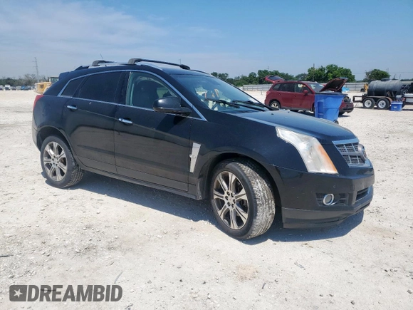 2012 Cadillac SRX Performance Collection with VIN 3GYFNBE34CS609643, listed as a Copart auction lot 57223065 with 182,072 mi miles and Salvage title. Bid and sale history available at DreamBid. Image 4.