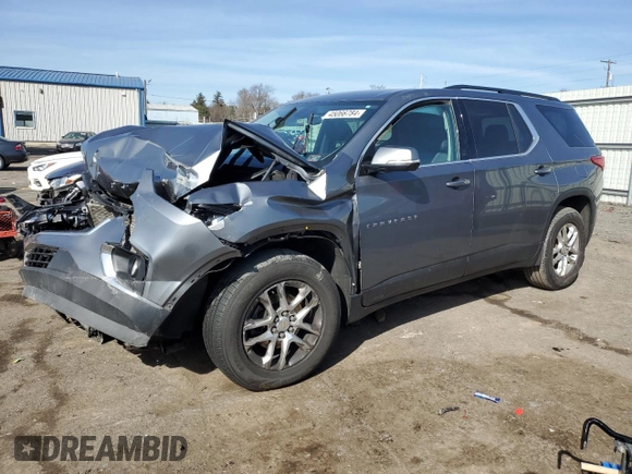 2019 Chevrolet Traverse LT Cloth with VIN 1GNEVGKWXKJ185096, listed as a Copart auction lot 45066784 with 0 mi miles. Bid and sale history available at carsss.com. Image 1.
