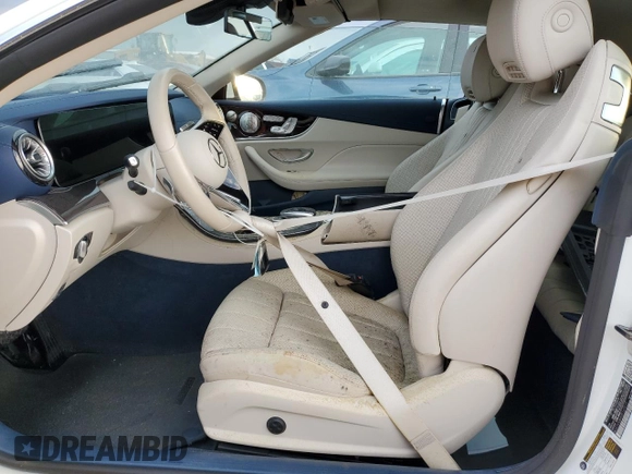2021 Mercedes-Benz E 450 with VIN W1K1K5JB4MF167210, listed as a Copart auction lot 74244974 with Not provided miles and Salvage title. Bid and sale history available at DreamBid. Image 7.