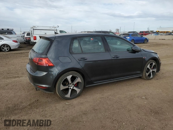 2015 Volkswagen Golf GTI SE with VIN 3VW5T7AU7FM014584, listed as a Copart auction lot 49159145 with 68,012 mi miles and Salvage Title. Bid and sale history available at carsss.com. Image 3.