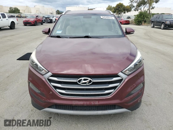 2017 Hyundai Tucson Sport z VIN KM8J33A24HU528007, wystawiony jako Copart lot #54540415 z przebiegiem 83 556 mil mil oraz Szkoda całkowita • Salvage title. Historia ofert i sprzedaży dostępna na DreamBid. Obrazek 5.