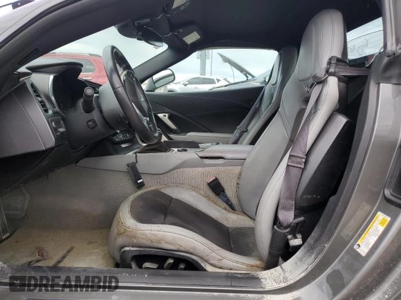 2016 Chevrolet Corvette 2LT with VIN 1G1YD3D76G5102327, listed as a Copart auction lot 73645504 with 0 mi miles and Salvage Title. Bid and sale history available at carsss.com. Image 7.