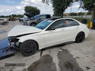 2020 Mercedes-Benz C 63 AMG with VIN 55SWF8GB9LU328312, listed as a Copart auction lot 67750674 with Not provided miles and Non repairable. Bid and sale history available at DreamBid. Image 1.