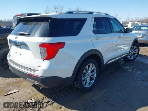 2020 Ford Explorer Limited with VIN 1FMSK8FH5LGA02400, listed as a IAAI auction lot 41769829 with 74,788 mi miles. Bid and sale history available at carsss.com. Image 4.