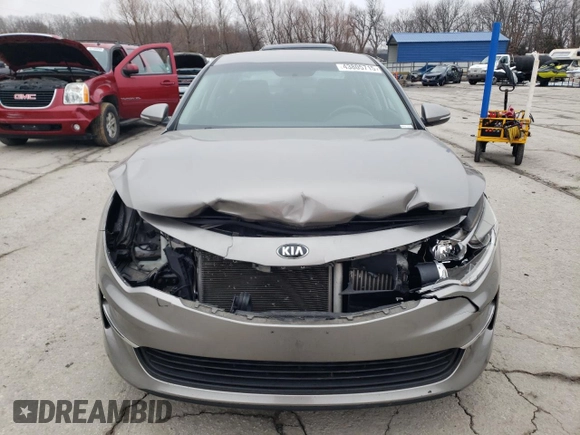 2016 Kia Optima LX Turbo with VIN 5XXGT4L10GG011106, listed as a Copart auction lot 43805715 with 81,747 mi miles and Salvage Title. Bid and sale history available at carsss.com. Image 5.