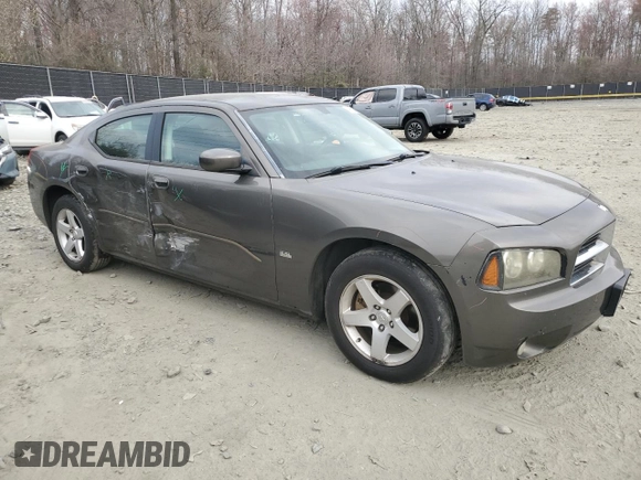 2010 Dodge Charger SXT with VIN 2B3CA3CV5AH187124, listed as a Copart auction lot 49622545 with 247,235 mi miles and Salvage Title. Bid and sale history available at carsss.com. Image 4.