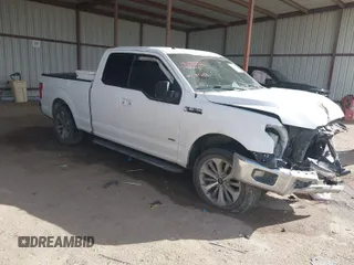 2015 Ford F-150 XL with VIN 1FTEX1CP0FKE84653, listed as a IAAI auction lot 41794451 with 156,552 mi miles. Bid and sale history available at carsss.com. Image 1.