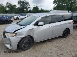 2013 Nissan Quest SV with VIN JN8AE2KP3D9070402, listed as a Copart auction lot 60081504 with 119,298 mi miles and Salvage Title. Bid and sale history available at carsss.com. Image 1.