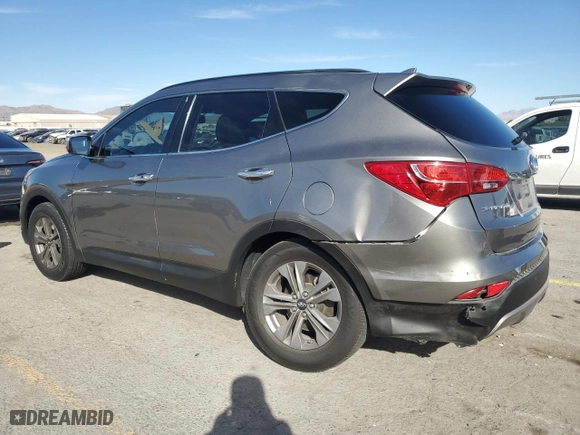 2015 Hyundai Santa Fe Sport with VIN 5XYZU3LBXFG266168, listed as a Copart auction lot 46942805 with 58,275 mi miles and Salvage Title. Bid and sale history available at carsss.com. Image 2.