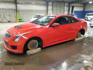 2016 Cadillac ATS-V with VIN 1G6AN1RY8G0191720, listed as a Copart auction lot 67764324 with 46,648 mi miles and Salvage Title. Bid and sale history available at carsss.com. Image 1.