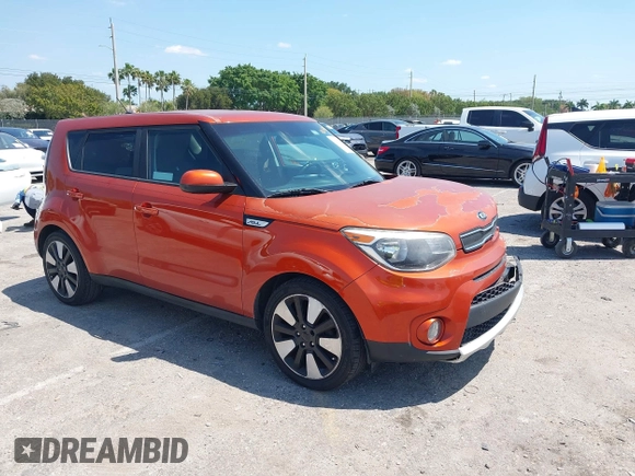 2018 Kia Soul + with VIN KNDJP3A57J7585714, listed as a IAAI auction lot 42070904 with 248,637 mi miles. Bid and sale history available at carsss.com. Image 1.