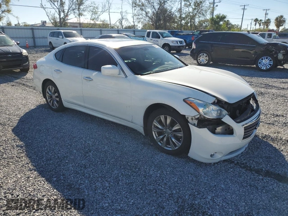 2012 Infiniti M37 with VIN JN1BY1AP9CM330321, listed as a Copart auction lot 84377654 with 165,296 mi miles and Non Repairable. Bid and sale history available at carsss.com. Image 4.