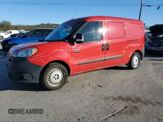 2019 Ram ProMaster City Cargo Tradesman with VIN ZFBHRFAB1K6M00101, listed as a Copart auction lot 44829795 with 61,042 mi miles and Salvage Title. Bid and sale history available at carsss.com. Image 1.