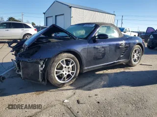 2008 Porsche Boxster with VIN WP0CA29818U711127, listed as a Copart auction lot 86896334 with 86,229 mi miles and Salvage Title. Bid and sale history available at carsss.com. Image 1.