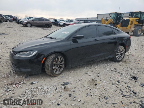 2016 Chrysler 200 S with VIN 1C3CCCBB2GN149791, listed as a Copart auction lot 52091705 with 129,279 mi miles and Clean Title. Bid and sale history available at carsss.com. Image 1.
