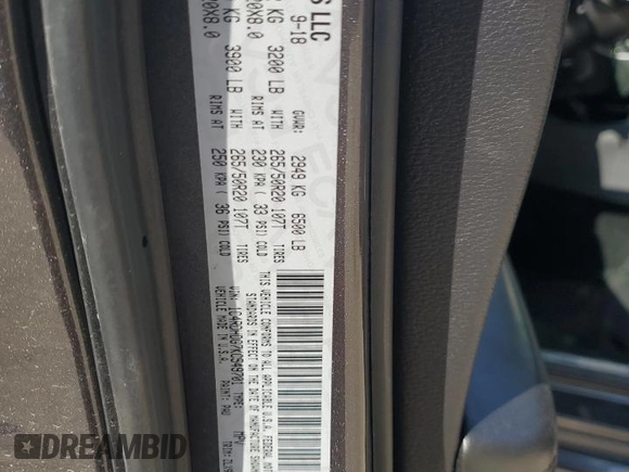 2019 Dodge Durango GT Plus z VIN 1C4RDHDG7KC549701, wystawiony jako Copart lot #54214665 z przebiegiem 83 561 mil mil oraz Szkoda całkowita • Salvage title. Historia ofert i sprzedaży dostępna na DreamBid. Obrazek 13.