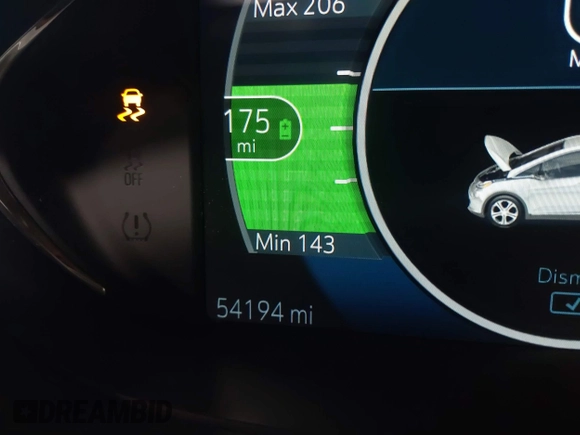 2019 Chevrolet Bolt EV Premier with VIN 1G1FZ6S09K4136793, listed as a IAAI auction lot 42135605 with 54,194 mi miles. Bid and sale history available at carsss.com. Image 17.
