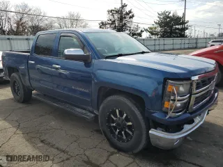 2015 Chevrolet Silverado 1500 LT with VIN 3GCUKREC3FG209417, listed as a Copart auction lot 50966855 with 153,585 mi miles and Salvage Title. Bid and sale history available at carsss.com. Image 4.