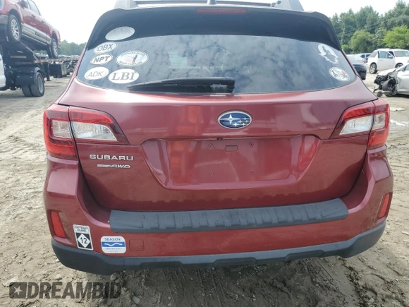 2016 Subaru Outback Premium with VIN 4S4BSAHC9G3340131, listed as a Copart auction lot 64992974 with 98,121 mi miles and Salvage title. Bid and sale history available at DreamBid. Image 6.