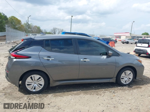 2023 Nissan LEAF S z VIN 1N4AZ1BV8PC562204, wystawiony jako IAAI lot #41971493 z przebiegiem 9 445 mil mil oraz . Historia ofert i sprzedaży dostępna na DreamBid. Obrazek 14.