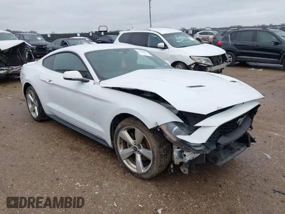 2019 Ford Mustang EcoBoost with VIN 1FA6P8TH6K5201919, listed as a IAAI auction lot 41556322 with 100,568 mi miles and . Bid and sale history available at carsss.com. Image 1.