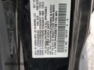 2012 Honda Odyssey EX с VIN 5FNRL5H44CB067158, выставлен на аукционе Copart как лот 64141664 с пробегом 218 022 миль миль и На запчасти • Non repairable. История ставок и продаж доступна на DreamBid. Изображение 13.