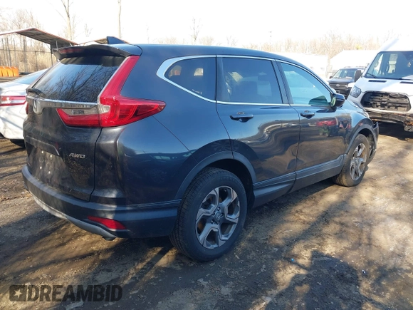 2017 Honda CR-V EX-L with VIN 5J6RW2H81HL074723, listed as a IAAI auction lot 41658178 with 107,248 mi miles. Bid and sale history available at carsss.com. Image 4.