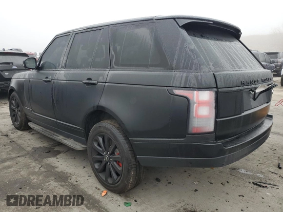 2016 Land Rover Range Rover HSE с VIN SALGS2PF9GA290265, выставлен на аукционе Copart как лот 45559855 с пробегом 52 103 миль миль и Списание • Salvage title. История ставок и продаж доступна на DreamBid. Изображение 2.