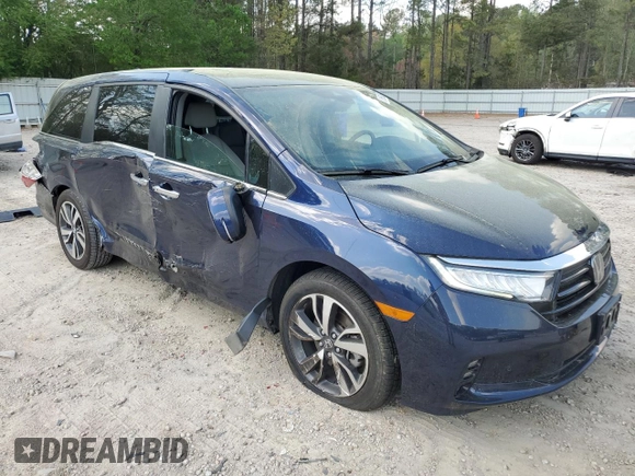 2023 Honda Odyssey Touring с VIN 5FNRL6H84PB035017, выставлен на аукционе Copart как лот 51666035 с пробегом 47 818 миль миль и Списание • Salvage title. История ставок и продаж доступна на DreamBid. Изображение 4.