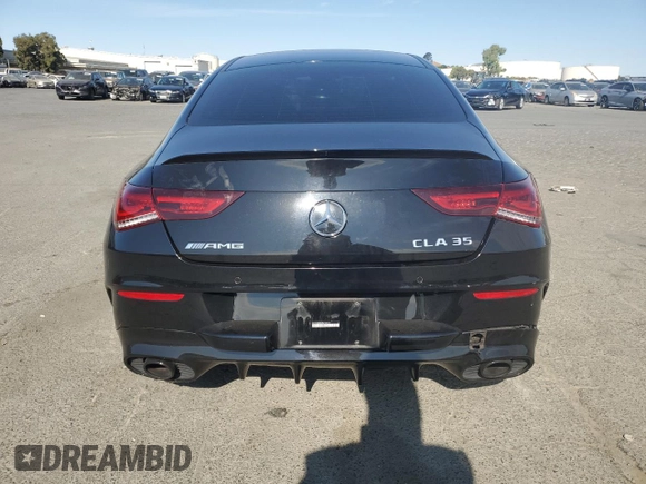 2021 Mercedes-Benz CLA with VIN W1K5J5BBXMN214717, listed as a Copart auction lot 66010264 with 45,742 mi miles and Salvage Title. Bid and sale history available at carsss.com. Image 6.
