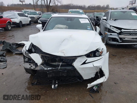 2018 Lexus IS with VIN JTHBA1D28J5078195, listed as a IAAI auction lot 41448692 with 105,745 mi miles. Bid and sale history available at carsss.com. Image 13.