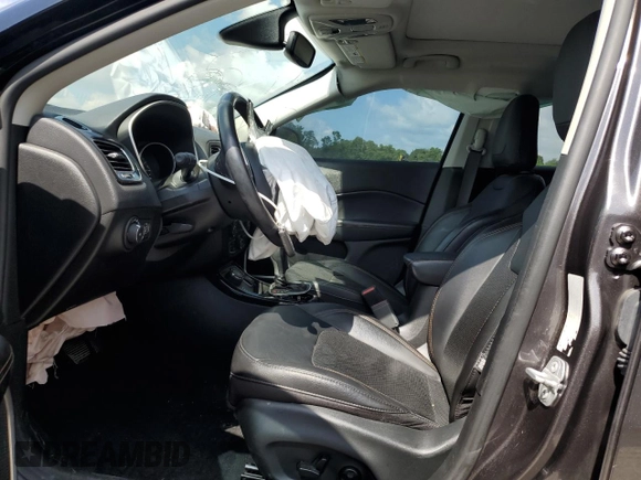 2020 Jeep Compass Limited with VIN 3C4NJDCB3LT146861, listed as a Copart auction lot 61550035 with 59,611 mi miles and Salvage title. Bid and sale history available at DreamBid. Image 7.