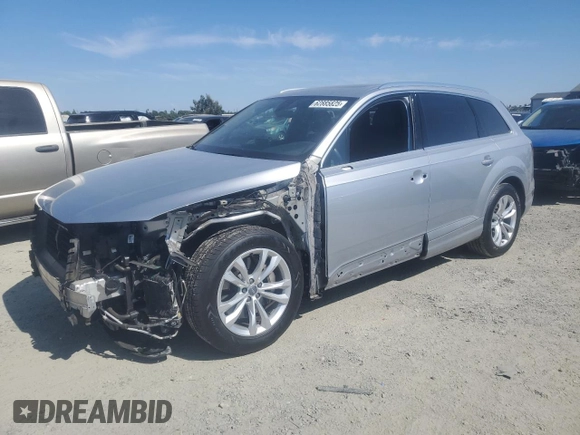 2019 Audi Q7 Premium с VIN WA1AAAF71KD031811, выставлен на аукционе Copart как лот 62885825 с пробегом 55 718 миль миль и Списание • Salvage title. История ставок и продаж доступна на DreamBid. Изображение 1.