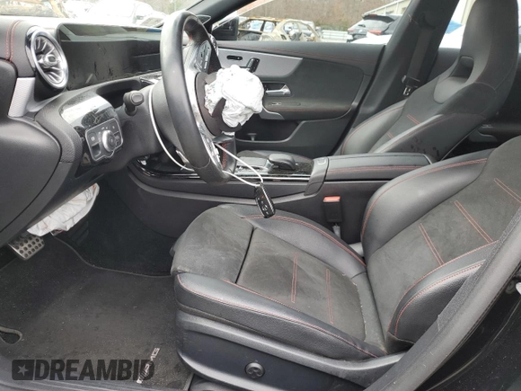 2021 Mercedes-Benz CLA with VIN W1K5J4HB9MN180268, listed as a Copart auction lot 88046115 with 58,172 mi miles and Salvage Title. Bid and sale history available at carsss.com. Image 7.