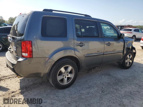 2011 Honda Pilot EX-L with VIN 5FNYF3H79BB026363, listed as a Copart auction lot 51787205 with Not Provided miles and Salvage Title. Bid and sale history available at DreamBid. Image 3.