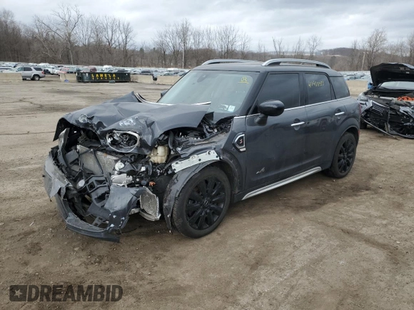 2020 MINI Countryman Cooper S with VIN WMZYX1C09L3L66767, listed as a Copart auction lot 47923355 with 44,663 mi miles and Salvage title. Bid and sale history available at DreamBid. Image 1.