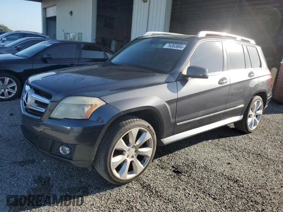 2010 Mercedes-Benz GLK 350 with VIN WDCGG5GBXAF331921, listed as a Copart auction lot 76383884 with 167,691 mi miles and Salvage Title. Bid and sale history available at DreamBid. Image 1.