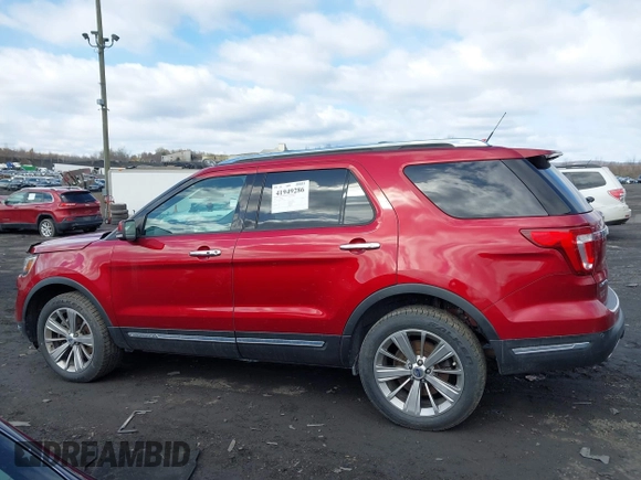 2018 Ford Explorer Limited with VIN 1FM5K8FH4JGA95498, listed as a IAAI auction lot 41949286 with 107,562 mi miles and . Bid and sale history available at carsss.com. Image 14.