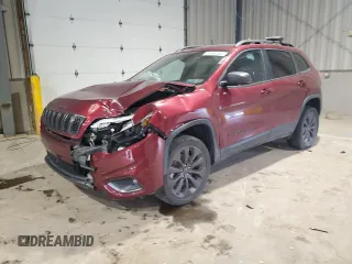 2021 Jeep Cherokee Latitude Lux z VIN 1C4PJMMX7MD117583, wystawiony jako Copart lot #59594645 z przebiegiem 33 538 mil mil oraz Szkoda całkowita • Salvage title. Historia ofert i sprzedaży dostępna na DreamBid. Obrazek 1.