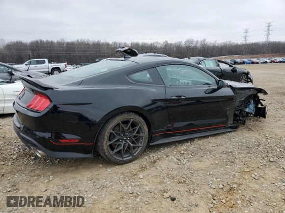 2021 Ford Mustang Mach 1 with VIN 1FA6P8R05M5552423, listed as a Copart auction lot 44216235 with 25,275 mi miles and Clean Title. Bid and sale history available at carsss.com. Image 3.