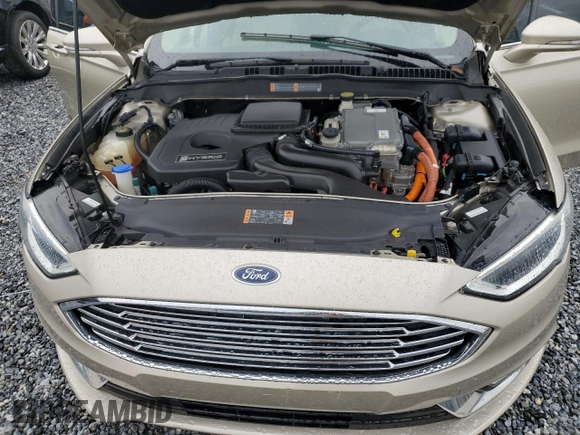 2017 Ford Fusion Hybrid Titanium with VIN 3FA6P0RU5HR359714, listed as a Copart auction lot 59156975 with 84,220 mi miles and Salvage title. Bid and sale history available at DreamBid. Image 11.